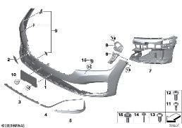 TRIM COVER, FRONT