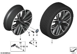 BMW LA WHEEL Y-SPOKE 846M - 20