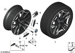 BMW LA WHEEL AERODYNAMICS 1001I - 20