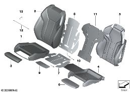 SEAT, FRONT, UPHLSTRY, COVER, SPORT SEAT
