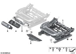 SEAT, FRONT, SEAT FRAME, MANUAL