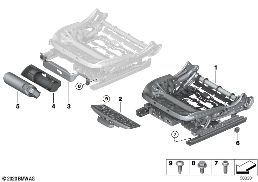 SEAT, FRONT, SEAT FRAME, ELECTRIC