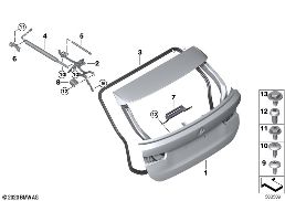 TRUNK LID diagram for BMW 3 Series G21 Touring 330d