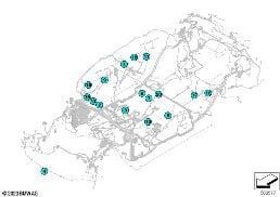 PLUG CONNECTION FROM X16*1B-->X1799*1B diagram for BMW 3 Series G20 Sedan LCI 320d