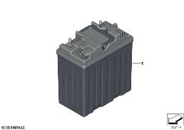 Batería adicional de 12 V de ión-litio diagram for BMW 7 Series G11 LCI 740dX