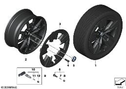 BMW LA WHEEL AERODYNAMICS 842 - 19