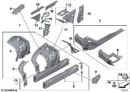 WHEELHOUSE/ENGINE SUPPORT