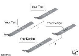 Kit di postmontaggio, pedana illuminata diagram for BMW Rolls-Royce Phantom RR11 Phantom