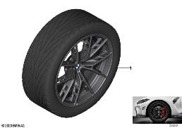 BMW lichtmet.wiel M Perf. Y 963M -19/20
