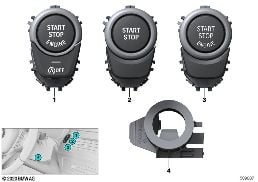 SWITCH, START-STOP AND RING ANTENNA diagram for BMW X3 G08 30iX