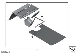 Postmont. box frigo tra sedili singoli diagram for BMW Rolls-Royce Phantom RR11 Phantom