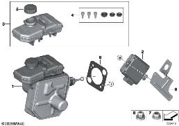 POWER BRAKE diagram for BMW 4 Series G82 M4 Coupé M4 Competition