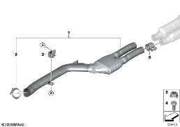 CATALYTIC CONVERTER/FRONT SILENCER