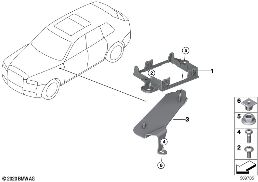 Fixation Switchbox Ethernet diagram for BMW Rolls-Royce Cullinan RR31 Cullinan