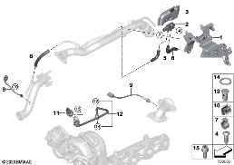 EXHAUST SENSORS diagram for BMW 8 Series G14 Convertible 840dX
