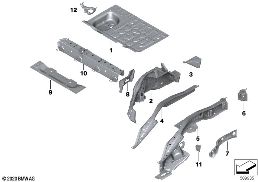 REAR WHEELHOUSE/FLOOR PARTS