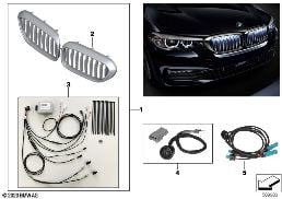 EXTERIOR TRIM COMPONENTS diagram for BMW 5 Series G38 530LiX