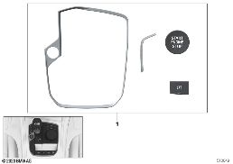 REPAIR KIT, TRIM, CENTRAL CONTROL PANEL diagram for BMW 3 Series G80 M3 LCI M3 Competition