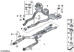 EXHAUST SYSTEM, REAR