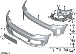 TRIM COVER, FRONT
