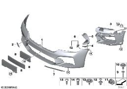 M TRIM, FRONT