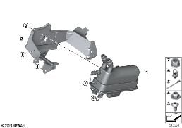 ELECTRIC AUXILIARY HEATER diagram for BMW X5 G05 45eX