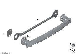 CARRIER, REAR diagram for BMW 5 Series G30 LCI 530d
