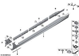 M COVER FOR ROCKER PANEL / WHEEL ARCH