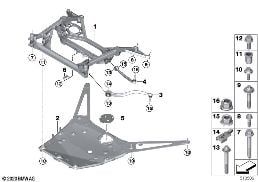 FRNT AXLE SUPPORT,WISHBONE/TENSION STRUT