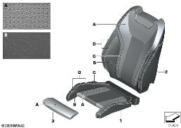 INDIVID. COVER SPORT SEAT PERF. LEATHER diagram for BMW 4 Series G22 Coupé 420dX