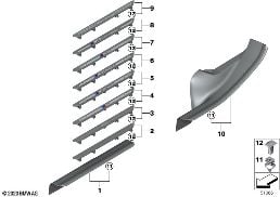 COVER, ENTRANCE diagram for BMW 3 Series G21 Touring LCI 320d