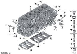 ENGINE BLOCK MOUNTING PARTS