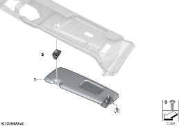 Parasoles diagram for BMW 4 Series G23 Convertible M440iX