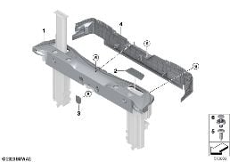 Sistema de protección antivuelco diagram for BMW 4 Series G23 Convertible M440iX