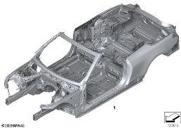 Caisse de carrosserie diagram for BMW 4 Series G23 Cabriolet LCI M440iX