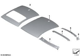 ROOF diagram for BMW 4 Series G22 Coupé M440dX