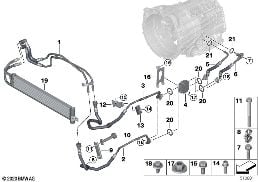 TRANS. OIL COOLER LINE / HEAT EXCHANGER
