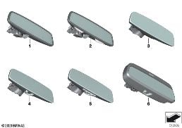INTERIOR MIRROR diagram for BMW 1 Series F40 128ti