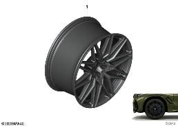 Individual cerchio lega leggera, KA574 diagram for BMW X5 M F95 X5 M