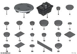 Bouchon de fermeture/obturateur diagram for BMW Rolls-Royce Phantom RR11 Phantom