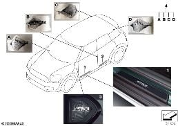 NORTHWOOD EDITION - F60 diagram for BMW MINI Countryman F60 Cooper
