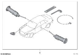 ระบบล็อคแบบ UNIFORM diagram for BMW Rolls-Royce Spectre Coupé RR25 Spectre