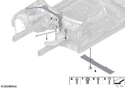 REINFORCEMENT, BODY diagram for BMW 4 Series G22 Coupé LCI M440dX