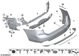 TRIM COVER, REAR