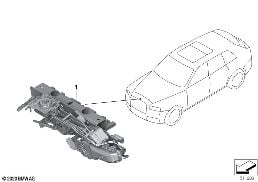Kit reeq., uplift Spirit of Ecstasy diagram for BMW Rolls-Royce Cullinan RR31 Cullinan