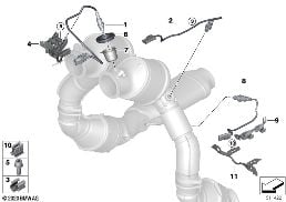LAMBDA PROBE FIXINGS