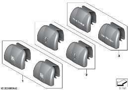 RETROFIT, PERSONALIZED HEADREST CUSHIONS diagram for BMW Rolls-Royce Ghost RR21 Ghost