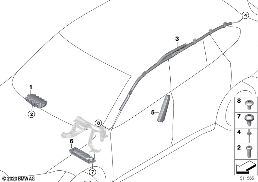 Airbag diagram for BMW X2 F39 25iX