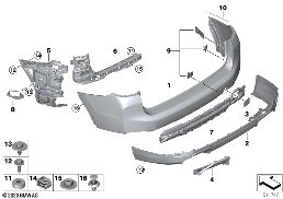 TRIM COVER, REAR