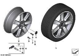 MINI LA WHEEL PULSE SPOKE 900 - 18